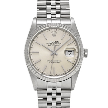 ロレックス デイトジャスト 16234 シルバー メンズ 時計 【中古】【wristwatch】