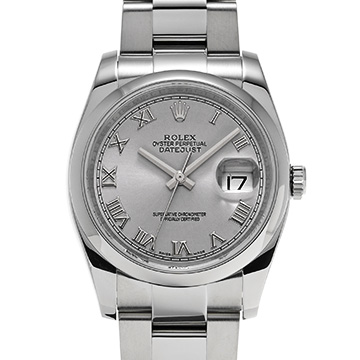 ロレックス デイトジャスト 116200 グレー メンズ 時計 【中古】【wristwatch】