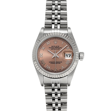 ロレックス デイトジャスト 79174 ピンク レディース 時計 【中古】【wristwatch】