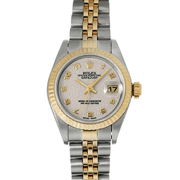 ロレックス デイトジャスト 79173 アイボリーコンピュータ レディース 時計 【中古】【wristwatch】