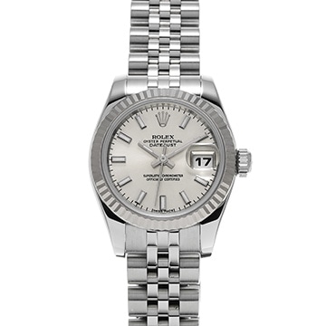 ロレックス デイトジャスト 179174 シルバー レディース 時計 【中古】【wristwatch】