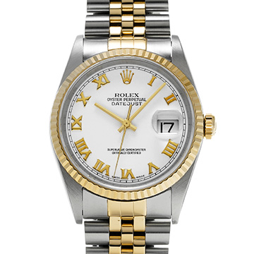 ロレックス デイトジャスト 16233 ホワイト メンズ 時計 【中古】【wristwatch】