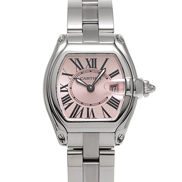 カルティエ ロードスター SM W62017V3 ピンク レディース 時計 【中古】【wristwatch】