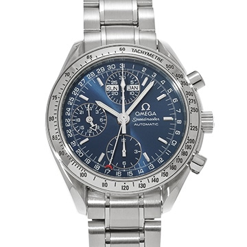 オメガ スピードマスター トリプルカレンダー 3523.80 ブルー メンズ 時計 【中古】【wristwatch】
