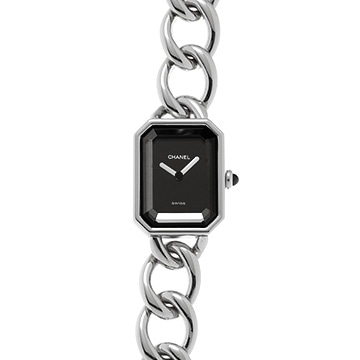 シャネル プルミエール M H0452 ブラック レディース 時計 【中古】【wristwatch】