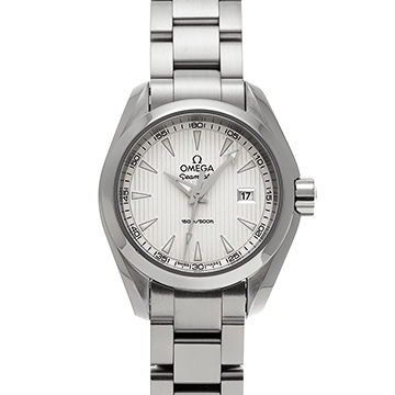 オメガ シーマスター アクアテラ クォーツ 231.10.30.60.02.001 シルバー レディース 時計 【中古】【wristwatch】