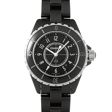 シャネル J12 33MM H0682 ブラック レディース 時計 【中古】【wristwatch】