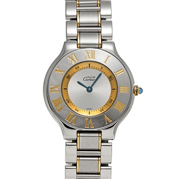 カルティエ マスト 21 ヴァンティアン W10072R6 シルバー ユニセックス 時計 【中古】【wristwatch】