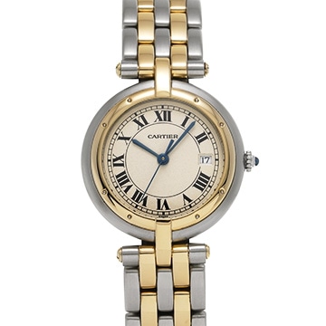 カルティエ パンテール ヴァンドーム LM 83084242 アイボリー ユニセックス 時計 【中古】【wristwatch】