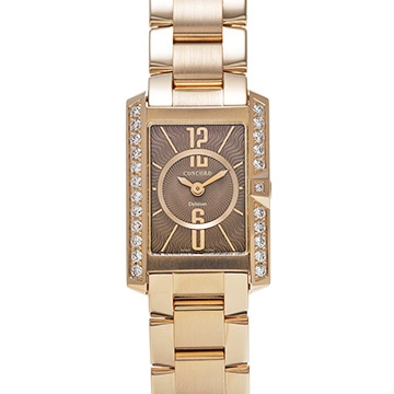 コンコルド デリリューム ミニ 52.C1.1420 ブラウン レディース 時計 【中古】【wristwatch】