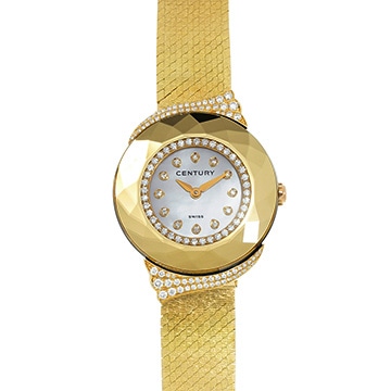 センチュリー アレグリア 649.1.S.12P.36.AMG ホワイトシェル/ダイヤモンド レディース 時計 【中古】【wristwatch】