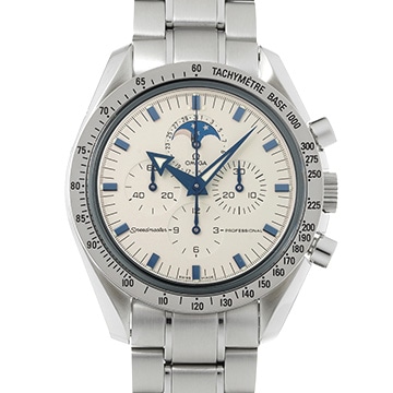 オメガ スピードマスター ムーンウォッチ プロフェッショナル ムーンフェイズ 3575.20 ホワイト メンズ 時計 【中古】【wristwatch】