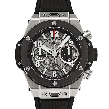 ウブロ ビッグバン ウニコ チタニウム セラミック 441.NM.1170.RX スケルトン メンズ 時計 【中古】【wristwatch】