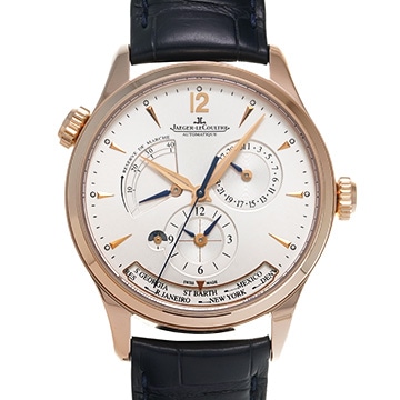 ジャガー ルクルト マスター ジオグラフィーク Q1422521 シルバー メンズ 時計 【中古】【wristwatch】