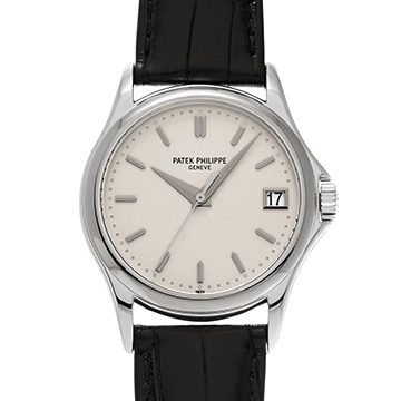 パテック フィリップ カラトラバ 5127G-001 シルバー メンズ 時計 【中古】【wristwatch】