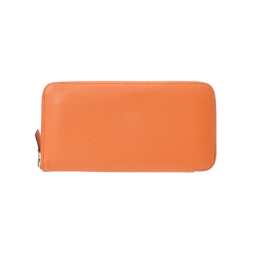 エルメス アザップロング オレンジ シェーブル レディース 財布 【中古】【purse】