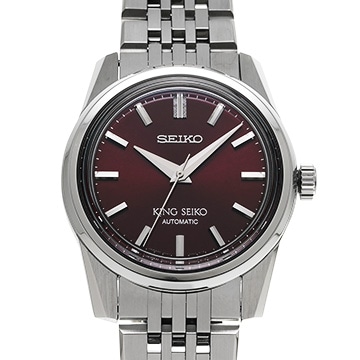 セイコー キングセイコー メカニカル SDKS009 バーガンディ メンズ 時計 【中古】【wristwatch】