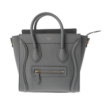 セリーヌ ラゲージ ナノ 2WAY コール 189243AQL 10KL ベビードラムドカーフ レディース バッグ 【中古】【bag】