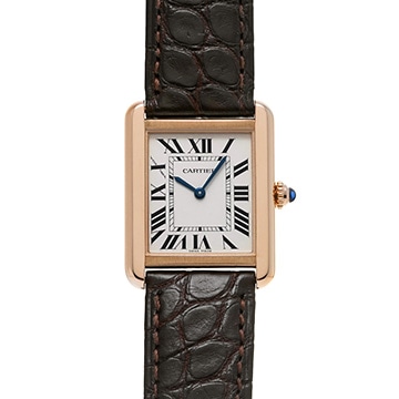 カルティエ タンク ソロ SM W5200024 シルバー レディース 時計 【中古】【wristwatch】