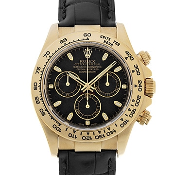ロレックス コスモグラフ デイトナ 116518 ブラック メンズ 時計 【中古】【wristwatch】
