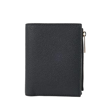 ヴァレクストラ 小銭入れ付2つ折り財布 ナイトブルー SGNL0008 ソフトカーフ レディース 財布 【中古】【purse】