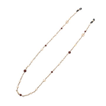 シャネル グラスコード マルチカラー/ジャンパンゴールド金具 フェイクパール/メタル レディース 【中古】【other】