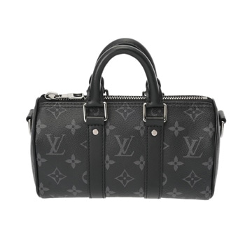 ルイ ヴィトン モノグラムエクリプスリバース キーポルXS ブラック M45947 モノグラムキャンバス レディース バッグ 【中古】【bag】