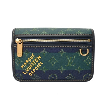 ルイ ヴィトン モノグラムヘリテージ ボスフォール ウェアラブル ウォレット ブルーストライプ M15173 モノグラム･ヘリテージ キャンバス メンズ バッグ 【中古】【bag】