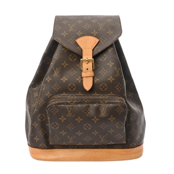 ルイ ヴィトン モノグラム モンスリ GM ブラウン M51135 モノグラムキャンバス レディース バッグ 【中古】【bag】
