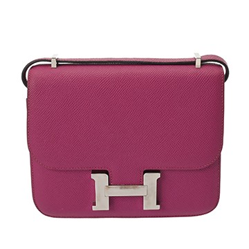 エルメス コンスタンス3 18  ローズパープル ヴォーエプソン レディース バッグ 【中古】【bag】