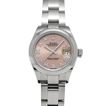 ロレックス デイトジャスト 28 279160 ピンク レディース 時計 【中古】【wristwatch】