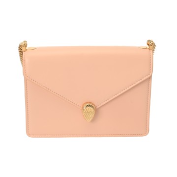 ブルガリ セルペンティ チェーンショルダー ピンク カーフ レディース バッグ 【中古】【bag】