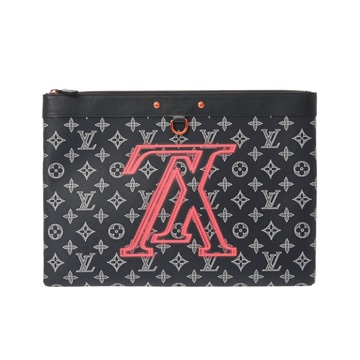 ルイ ヴィトン モノグラムインク ポシェットアポロ ブルーマリーン/コライユ M62905 モノグラムインクキャンバス メンズ バッグ 【中古】【bag】