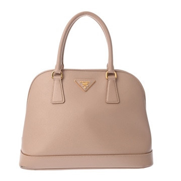 プラダ 2wayハンドバッグ ピンク サフィアーノレザー レディース バッグ 【中古】【bag】