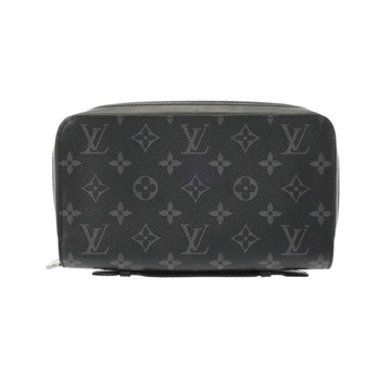 ルイ ヴィトン モノグラムエクリプス ジッピーXL  ブラック M61698 モノグラム・エクリプス・キャンバス メンズ 財布 【中古】【purse】