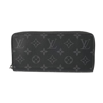 ルイ ヴィトン モノグラムエクリプス ジッピーウォレット ホリゾンタル ノワール M11611 モノグラムキャンバス メンズ 財布 【中古】【purse】