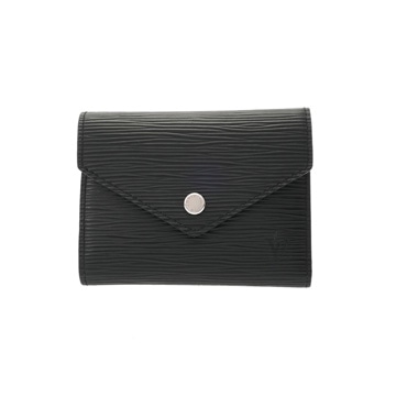 ルイ ヴィトン モノグラムアンプラント ポルトフォイユ ヴィクトリーヌ ノワール M62173 レザー ユニセックス 財布 【中古】【purse】