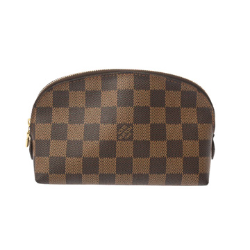 ルイ ヴィトン ダミエ ポシェット コスメティック PM ブラウン N47516 ダミエキャンバス ユニセックス 【中古】【bag】