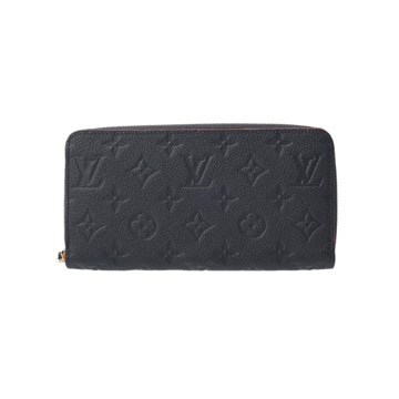 ルイ ヴィトン モノグラムアンプラント ジッピーウォレット マリーヌルージュ M62121 レザー ユニセックス 財布 【中古】【purse】