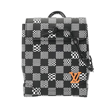 ルイ ヴィトン ダミエディストーテッド スティーマー XS ブラック N60453 コーティングキャンバス ユニセックス バッグ 【中古】【bag】