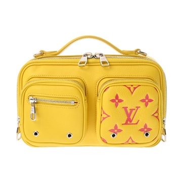 ルイ ヴィトン モノグラム ユーティリティ クロスボディ 2021年AW ジョーヌ M58652 カーフ メンズ バッグ 【中古】【bag】