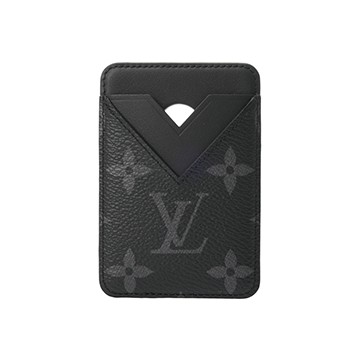 ルイ ヴィトン ポルトカルトマグネット ブラック M12602 モノグラムエクリプスキャンバス ユニセックス 【未使用】【other】