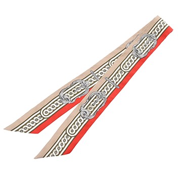 エルメス ツイリー BRIDE DE COUR マルチカラー シルク100％ レディース 【中古】【other】