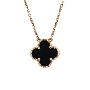 ヴァン クリーフ&アーペル ヴィンテージアルハンブラ ネックレス ゴールド K18イエローゴールド YG レディース ジュエリー 【中古】【jewelry】