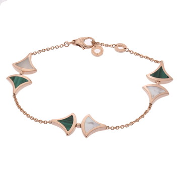 ブルガリ ディーヴァドリーム ブレスレット 6モチーフ #ML ゴールド K18ピンクゴールド PG レディース ジュエリー 【中古】【jewelry】