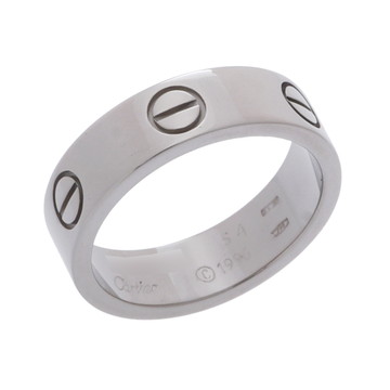 カルティエ ラブリング #54 シルバー K18ホワイトゴールド WG レディース ジュエリー 【中古】【jewelry】