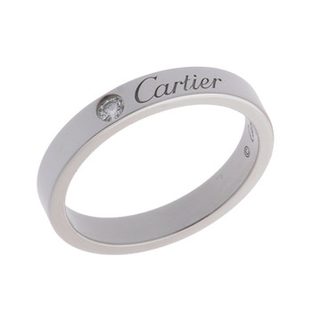 カルティエ Cドゥ リング #51 1PD シルバー CRB4051351 Pt950プラチナ レディース ジュエリー 【中古】【jewelry】