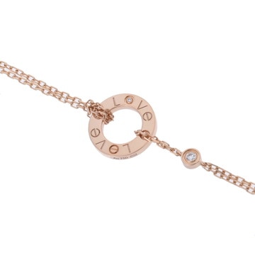 カルティエ ラブサークル ブレスレット 2PD ゴールド K18ピンクゴールド PG レディース ジュエリー 【中古】【jewelry】
