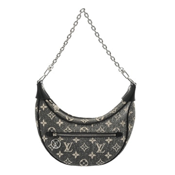 ルイ ヴィトン モノグラムデニム ループ グレー M21752 モノグラムジャガードデニム レディース バッグ 【中古】【bag】