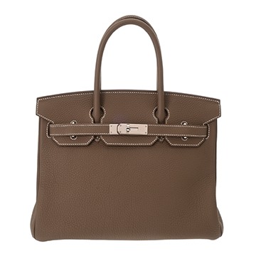 エルメス バーキン 30 エトゥープ トゴ レディース バッグ 【中古】【bag】